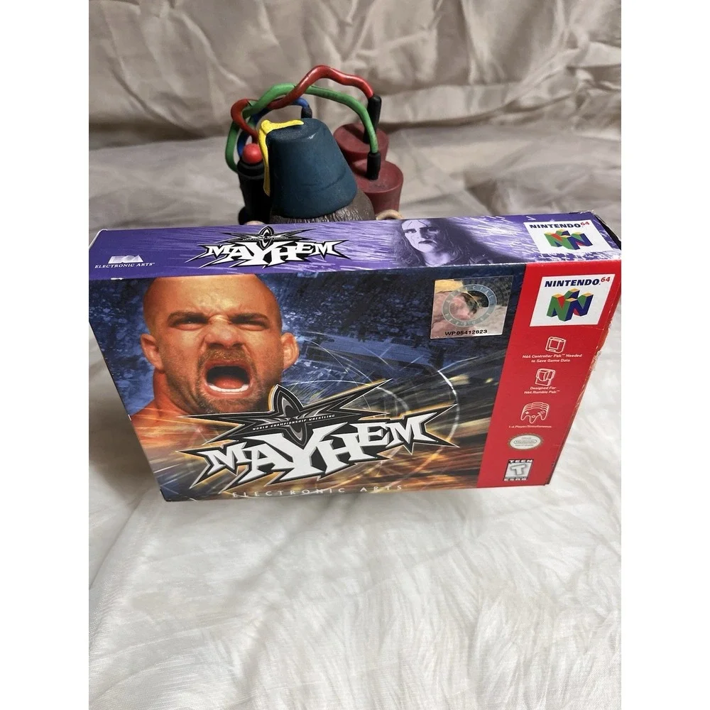 Mayhem N64 Complete CIB With Manuals & Box Tested Working‎